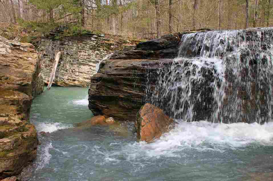 Bigcreek Cave Falls in Buffalo River