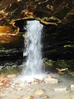 Glory Hole Falls Near Jasper Arkansas