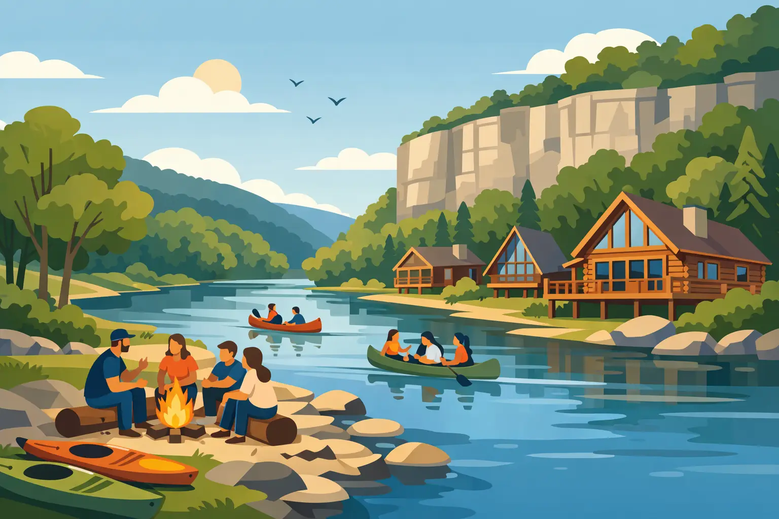 Buffalo River Cabins for Groups That Work