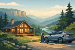 Arkansas Cabin With EV Charger Near Jasper