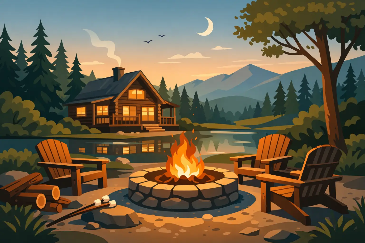 Arkansas Cabin With Fire Pit: What to Look For
