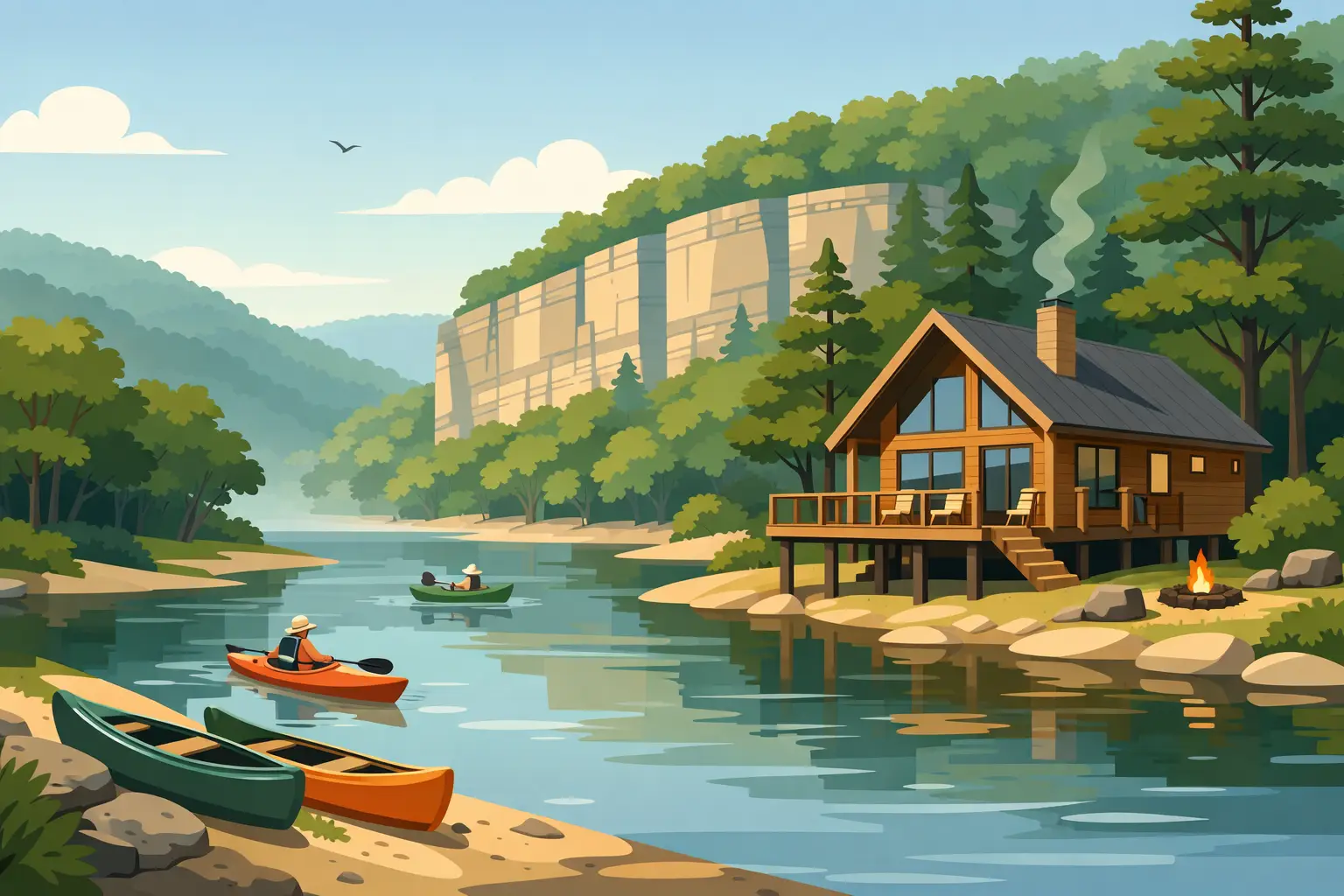 Best Cabin for Floating Buffalo River Trips