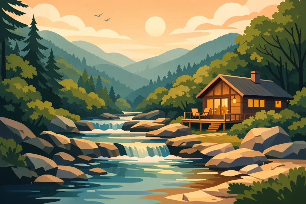 Cabin With Private Creek Access in the Ozarks