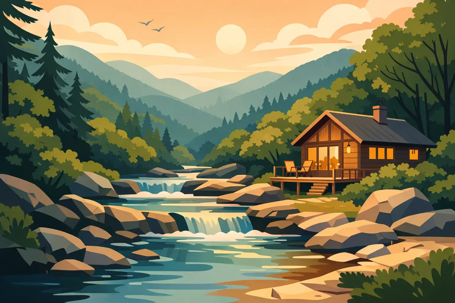 Cabin With Private Creek Access in the Ozarks