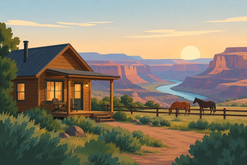 Cabin Near Horseshoe Canyon Ranch for Your Stay