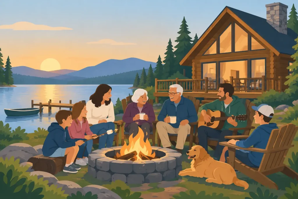 A Family Reunion Cabin Example for All Ages