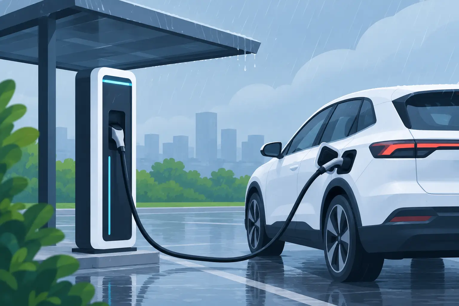 Can EV Chargers Handle Rain? What Drivers Need