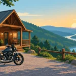 Motorcycle Friendly Cabin Rental for Ozark Rides