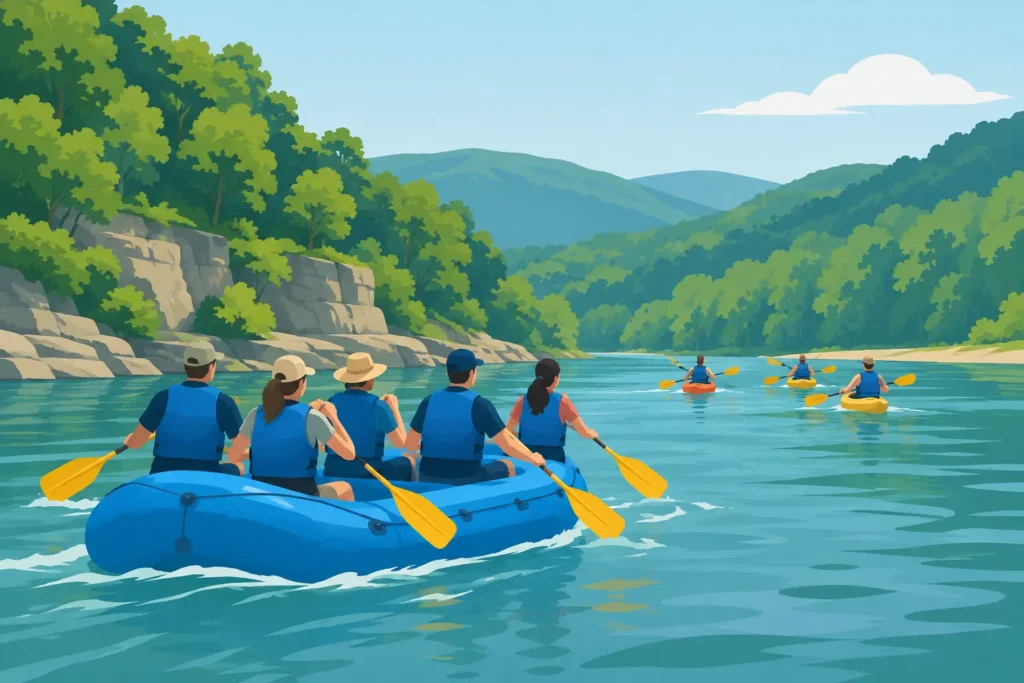 River Tourism on the Buffalo River for Groups